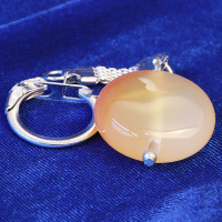 432021 - Брелок таблетка сердолик